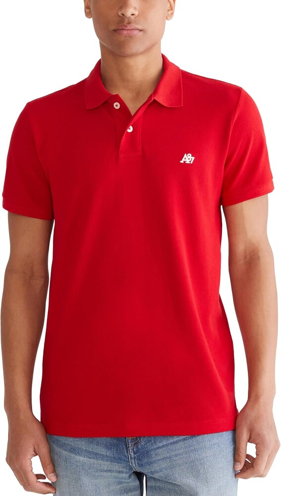 Aeropostale Men's Aero Uniform Polo Short Sleeve