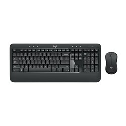 Logitech MK540 Advanced Wireless Keyboard and Mouse Combo for Windows, 2.4 GHz Unifying USB-Receiver, Multimedia Hotkeys, 3-Year Battery Life, for PC, Laptop