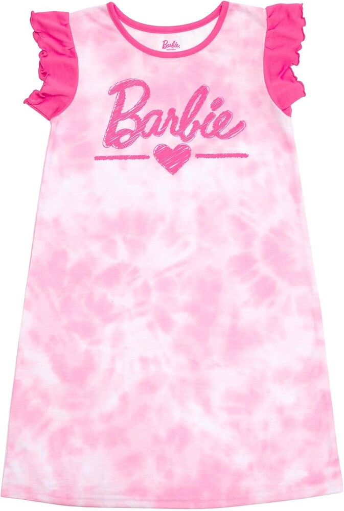 Barbie Girls Nightgown Pajamas Little Kid to Big Sizes (4-14-16)