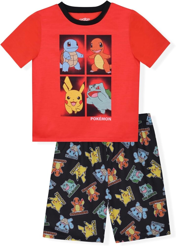 Pokemon Little/Big Boys' Pajama Short Set