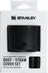 Stanley Quencher Boot and Straw Cover Cap | Anti-Slip Silicone Protector for Tumbler with Handle | Accessory Set for Stainless Steel Drinking Cup | BPA-Free