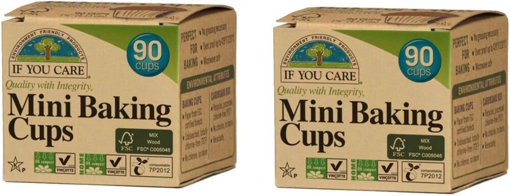 J25018 mini baking cups, Brown 2 pack