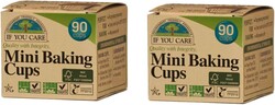 J25018 mini baking cups, Brown 2 pack