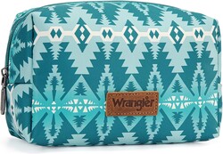 Montana West X Wrangler Travel Makeup Bag Waterproof Cosmetic Bag Portable Makeup Pouch for Women Large Toiletry Bag