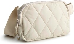 Vera Bradley Women's Featherweight Woodward Small Belt Bag, Pumice Stone, One Size