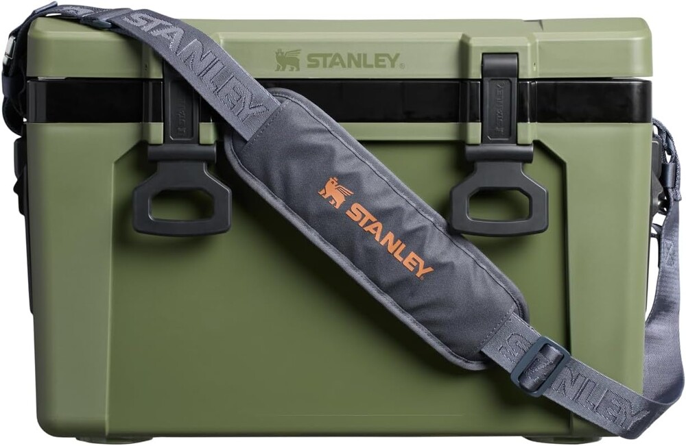 Stanley Adventure Outdoor Cooler 24 qt | Heavy Duty Outdoor Camping Cooler with Easy Carry Handle | BPA-Free | Dried Pine