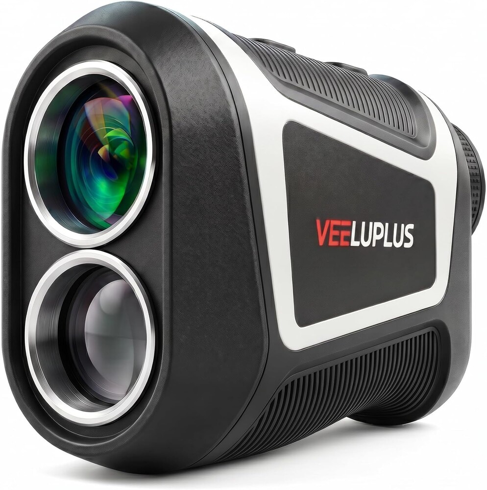 Golf Rangefinder with Slope & Magnet, 660 Yards Range Finde Golf with Flag Pole Locking Vibration, IP54, Ergonomic Design, Anti-Shake, Rechargeable Golf Accessories for Golfers
