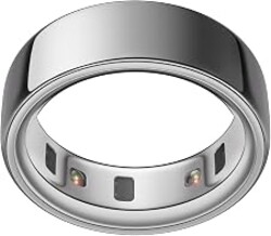 Oura Ring 4 - Silver - Size 8 - Sleep, Activity, Women’s Health, AI Advisor, Up to 8 Days of Battery Life, Size Before You Bu