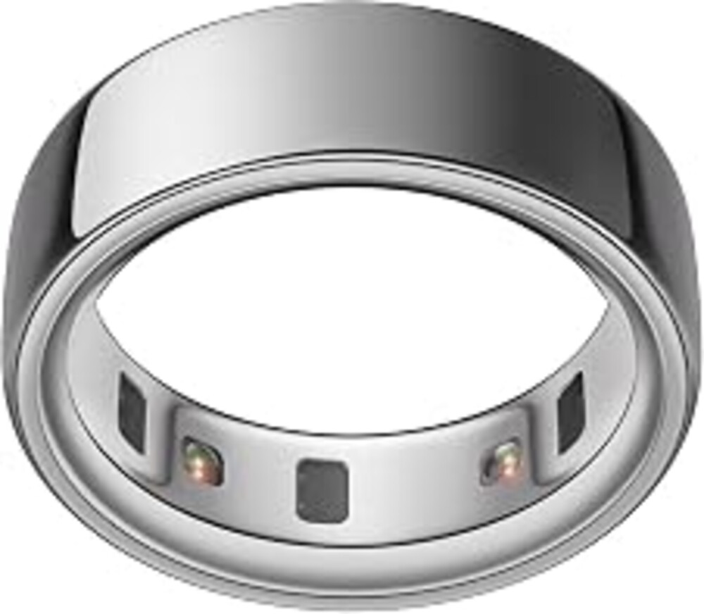 Oura Ring 4 - Silver - Size 8 - Sleep, Activity, Women’s Health, AI Advisor, Up to 8 Days of Battery Life, Size Before You Bu