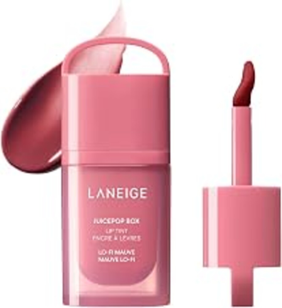 LANEIGE JuicePop Box Lip Tint | Long-Lasting Hydrating Lightweight Tint | Buildable Juicy Color & Nourishing Shine | K-Beauty Lip Essential for Long-Lasting Comfort