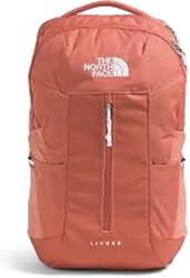 The North Face Lichen Daypack - Everyday Commuter Backpack, Laptop Sleeve, Water Bottle Pockets, Center Front Pouch, Mars Dust Dark Heather/Mars Dust, One Size