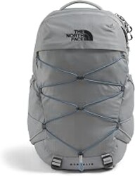 The North Face Borealis Commuter Laptop Backpack - Water Repellent, Laptop Sleeve, Large Main Compartment, Concrete, One Size