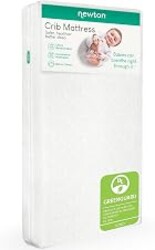 Newton Baby Crib Mattress and Toddler Bed - Ultra-Breathable Proven to Reduce Suffocation Risk, Washable Core & Cover, All-Stages, Infant to Toddler, Deluxe 5.5" Thick - White