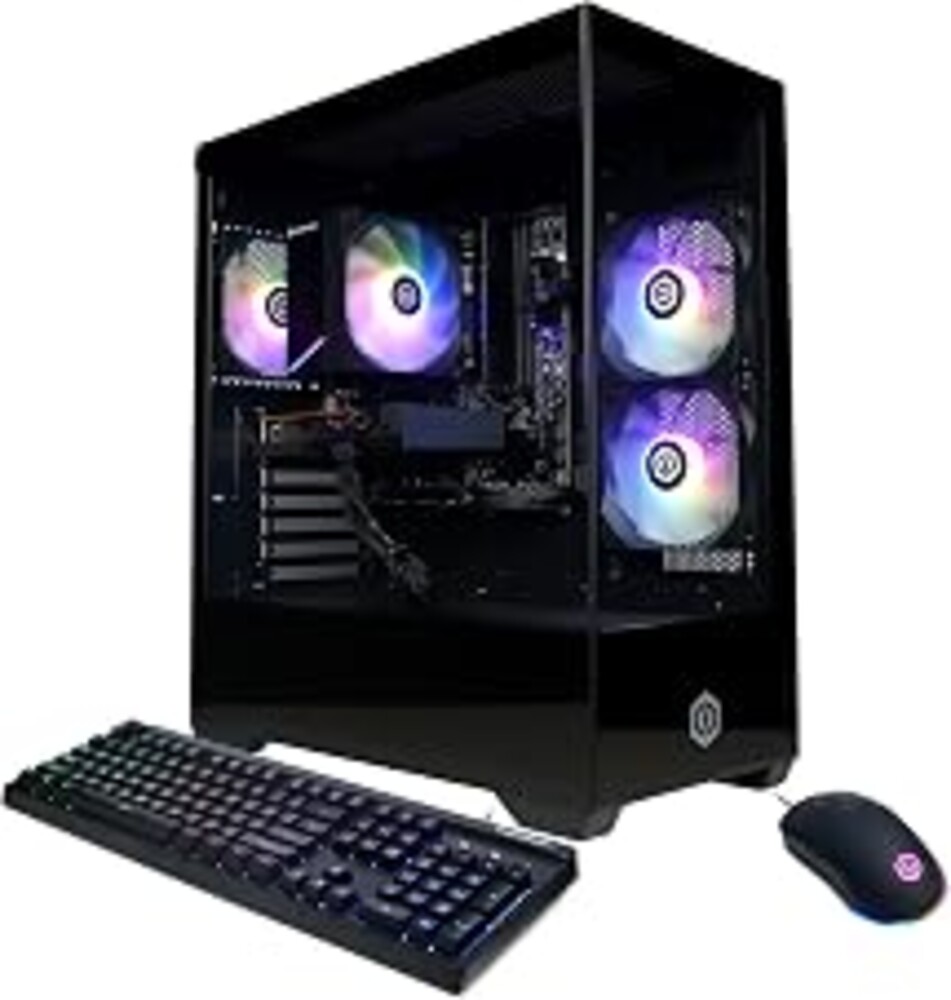 CyberPowerPC Gamer Master Gaming PC, AMD Ryzen 5 5500 3.6GHz, Radeon RX 6500 XT 4GB, 8GB DDR4, 500GB PCIe 4.0 SSD, WiFi Ready & Windows 11 Home (GMA3100A3)