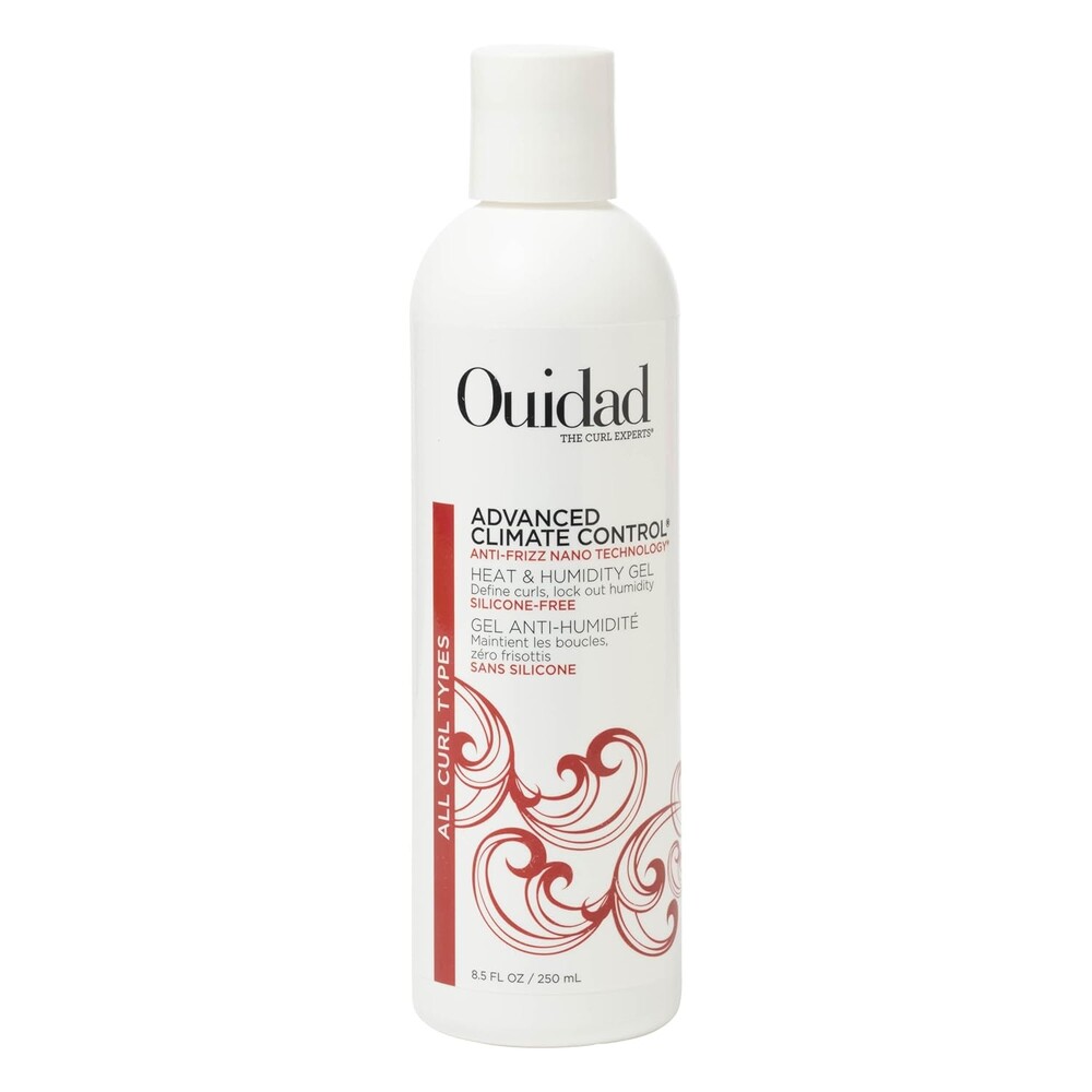 Ouidad Advanced Climate Control Heat & Humidity Gel for Curly Hair – Crunch-Free, Soft Hold Styling Gel, Fights Frizz & Locks In Moisture for Defined Curls, All Curl Types, Sulfate & Silicone-Free