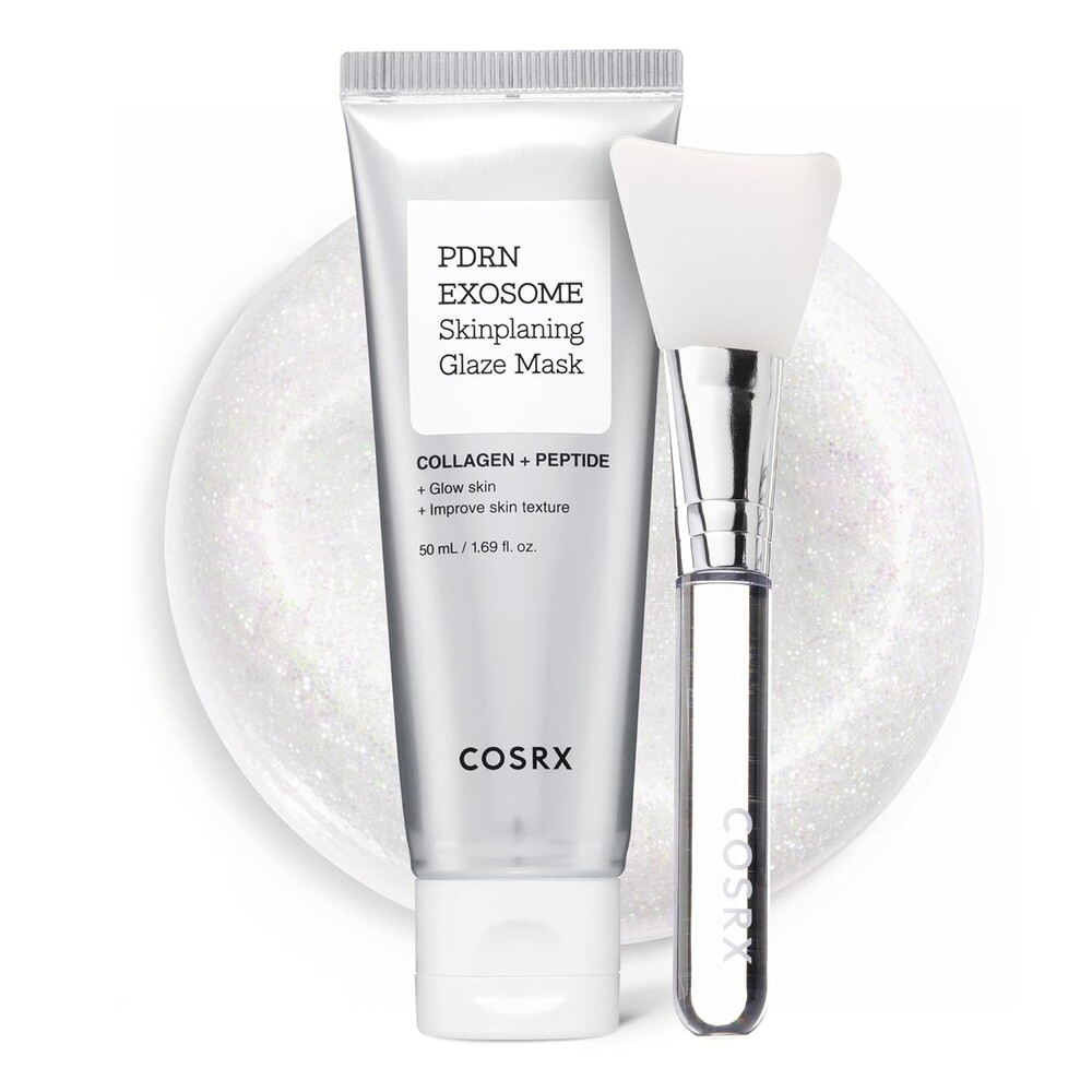 COSRX PDRN EXOSOME Glaze Wrapping Mask with SALMON DNA PDRN, +123% Skin Hydration, Instant Glow, Easy Peel-Off Overnight Mask, Elasticity & Firmness Care, Korean Skin Care, 1.69 fl. Oz