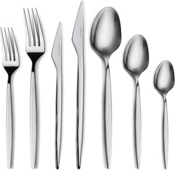 Karaca Thor 84-Piece Table Silverware Cutlery Set with Box, Stainless Steel in Elegant Box, Stylish and Durable Cutlery for Demanding Table Culture