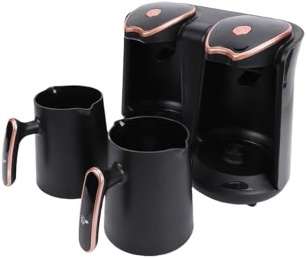 FOSA Turkish Coffee Maker, Electric Dual Pot Turkish Coffee Machine 400w+400W Adjustable Temperature, with Traditional Brewing Method, for Home Office Use