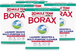 20 MULE TEAM Borax Powder, 65 Ounce, 4 Count, All Natural Laundry Booster & Multi-Purpose Household Cleaner for Kitchen and Bathroom, Stain & Odor Fighter, Helps Deodorize & Freshen