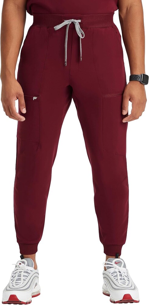 Fabletics Men's All-Shift 5-Pocket Scrub Jogger - MotionTech, 4-Way Stretch, Pocket-Packed, Lightweight, Semi-Slim Fit