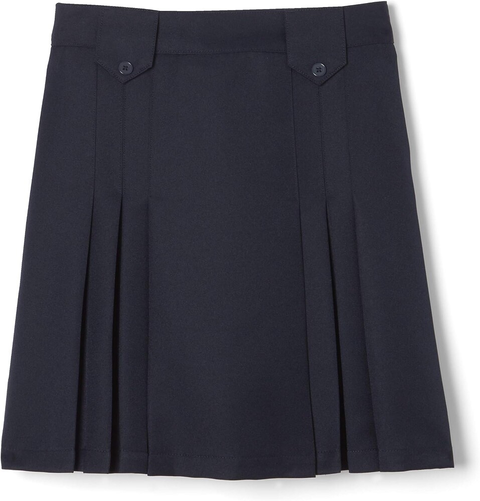 French Toast Big Girls' Front Pleated Skirt with Tabs