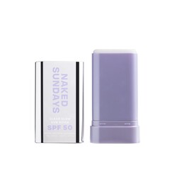 Naked Sundays Clear Glow Sun Stick SPF 50 – Invisible Clear Sunscreen Stick for Face & Body – No White Cast, Fragrance-Free, Broad Spectrum – Dry Oil Formula, Travel-Friendly, 19g