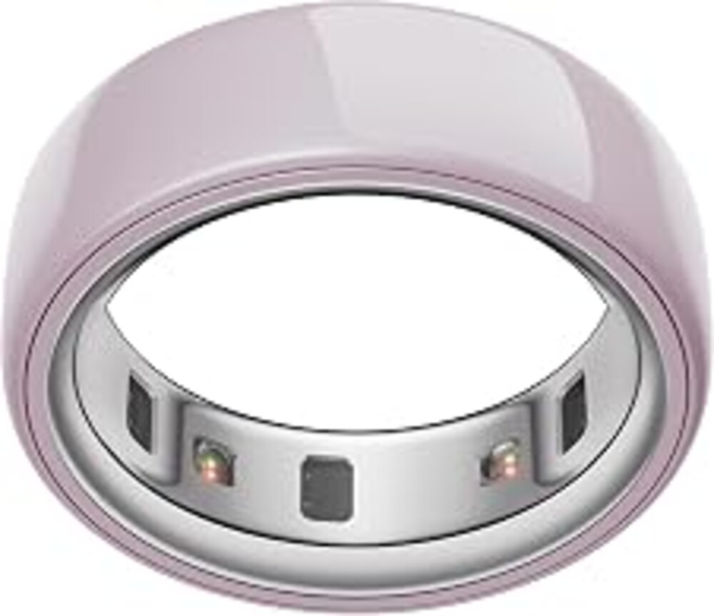 Oura Ring 4 - Ceramic Petal - Size 14 - Sleep, Activity, Women’s Health, AI Advisor, Up to 8 Days of Battery Life, Size Before You Buy, Android & iOS Compatible