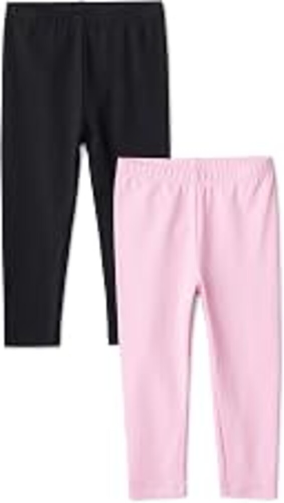 Amazon Essentials Girls and Toddlers' Cotton Stretch Leggings