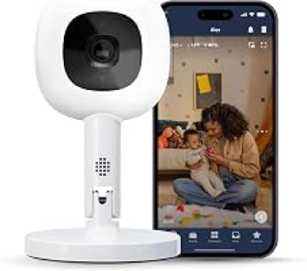 Nanit Pro Smart Baby Monitor & Flex Stand - 1080p Wi-Fi Video Camera, 2-Way Audio, Sound/Motion/Cry Notifications, Night Vision, and Breathing Band
