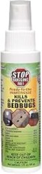 Stop Bugging Me Bed Bug Treatment & Repellent Spray for Bed Bugs – All-Natural, Non-Toxic, Poison Free | Indoor Use | Non-Aerosol Fingertip Travel Spray | 3 oz