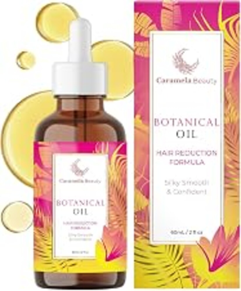 Caramela Beauty Botanical Body Oil, 60ml After-Shave and Post-Wax Moisturizer with Jojoba, Rosehip and Sweet Almond Oils for Silky Smooth Skin, All Skin Types
