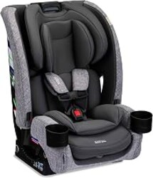 Britax One4Life Slim All in One Car Seat, Up to 10 Years of Use with Rear Facing, Forward Facing, Booster Modes, 17.5” Slim Car Seat Design, ClickTight Installation & SafeWash Fabrics — Mineral Gray