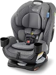 Graco Extend2Fit 3-in-1 Convertible Car Seat, 3 Modes – Rear Facing, Forward Facing Baby Car Seat and Highback Booster Seat, Adjustable Extension Panel for Extra Legroom, Cullen