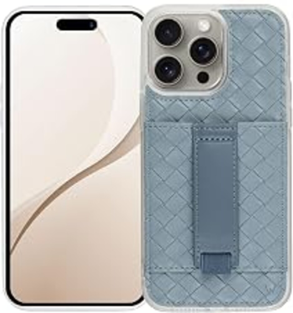WALLI CASES for iPhone 15 Pro Max Case Aesthetic Wallet Phone Case Card Holder, Securely Holds up to 2 Cards - Cute, Trendy Phone Cover for Women, fits iPhone 15 Pro Max, with Kickstand & Finger Strap