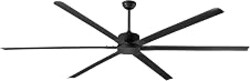 120-Inch Industrial Ceiling Fan – Powerful DC Motor & Heavy-Duty Steel Blades – Ultra-Quiet, Energy-Efficient Cooling for Warehouses, Gyms & Large Commercial Spaces – Covers 3,000+ Sq Ft