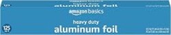 Amazon Basics Heavy Duty Aluminum Foil for Cooking, Grilling, Food Storage, Roasting, 125 Sq Ft (Pack of 1)