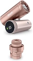 Shark ChillPill: The 2-in-1 Personal Cooling System with Fan, Dry-Touch Mist – Portable, Handheld, Rose Gold (FA023)
