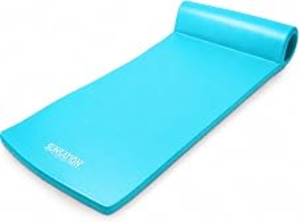 TRC Recreation Sunsation 1.75" Thick Foam Pool Float Lounger w/ Headrest for Lounging & Sunbathing in Swimming Pools, Beaches & Lakes, 70" x 26
