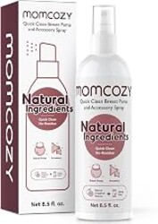 Momcozy Electric Breast Pump Cleaning Spray, Effective Milk Fat Removal & Purely Clean, Natural Grapefruit Scent, Spray for Pump or Accessories, and other Baby Products (Not a Lubricant), 8.5 Fl Oz