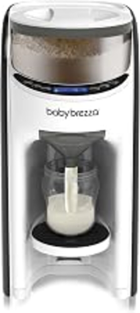 Baby Brezza New and Improved Formula Pro Advanced Formula Dispenser Machine - Automatically Mix a Warm Formula Bottle Instantly - Easily Make Bottle with Automatic Powder Blending, White