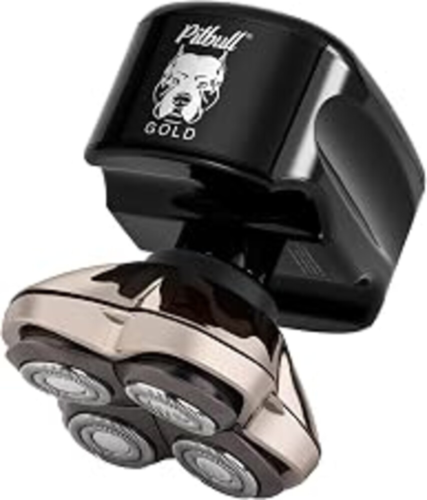 Skull Shaver Pitbull Gold PRO GX5 — Head & Face Shaver for Bald Men | Cordless Wet/Dry Rotary Razor