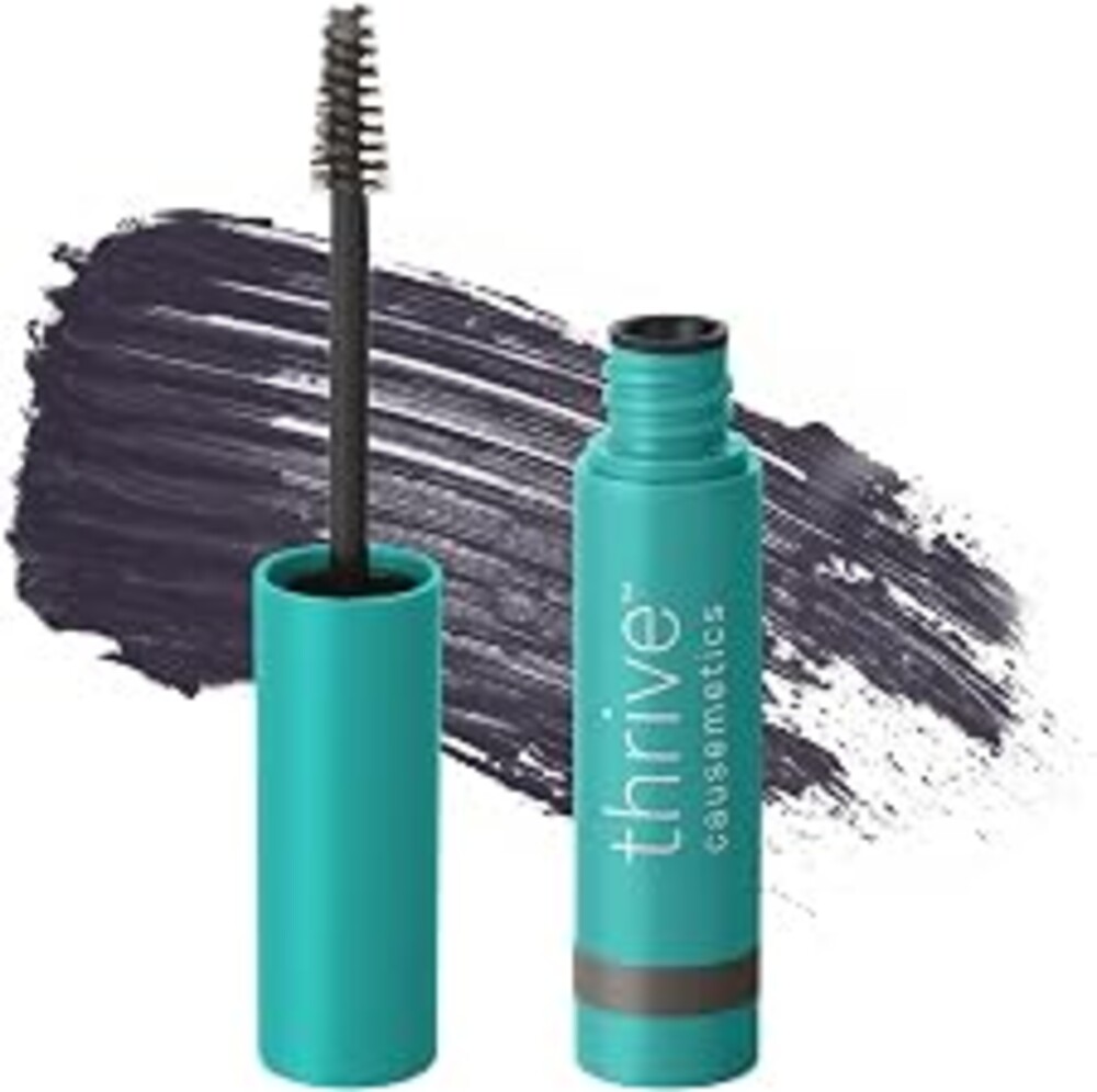 Thrive Causemetics Instant Brow Fix Semi-Permanent Eyebrow Gel, Waterproof Tinted Eye Brow Gel with Vitamin B5, Smudge-Proof, Vegan & Cruelty Free, Nan (Charcoal)