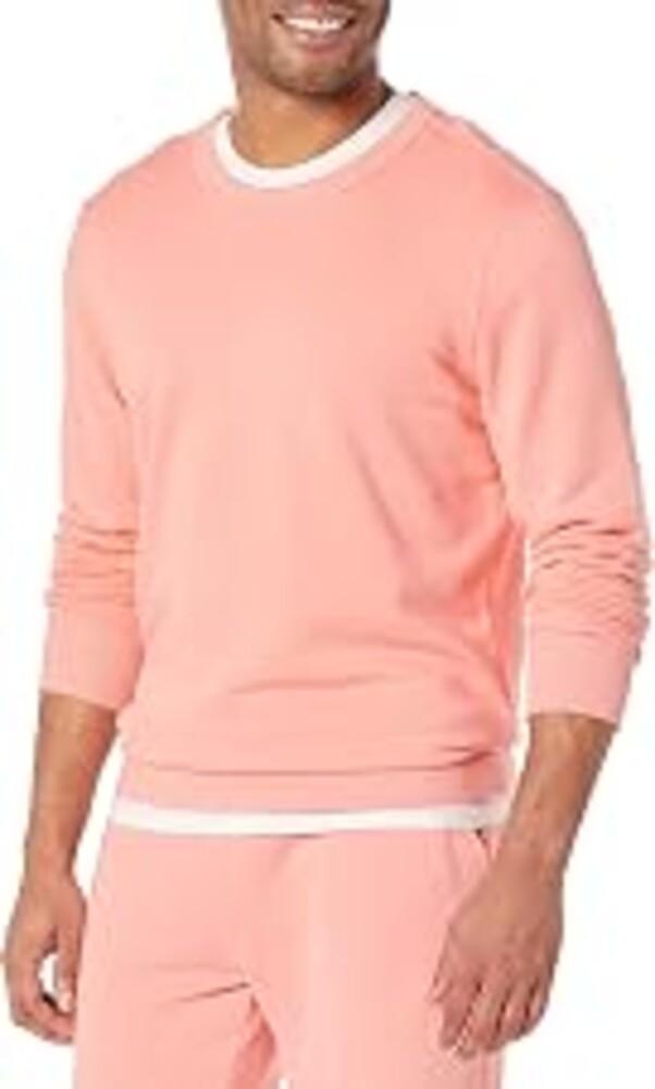 Amazon Essentials Men's Relaxed Fit Crewneck Sweatshirt, Lightweight Long-Sleeve French Terry (Available in Big & Tall)