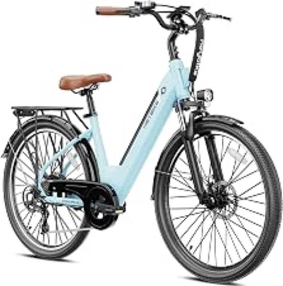 Heybike Cityscape 2.0 Electric Bike for Adults with Peak 1200W Motor, 468Wh Removable Battery, 50Miles 26" Electric Commuter Bike, 7-Speed,UL Certified