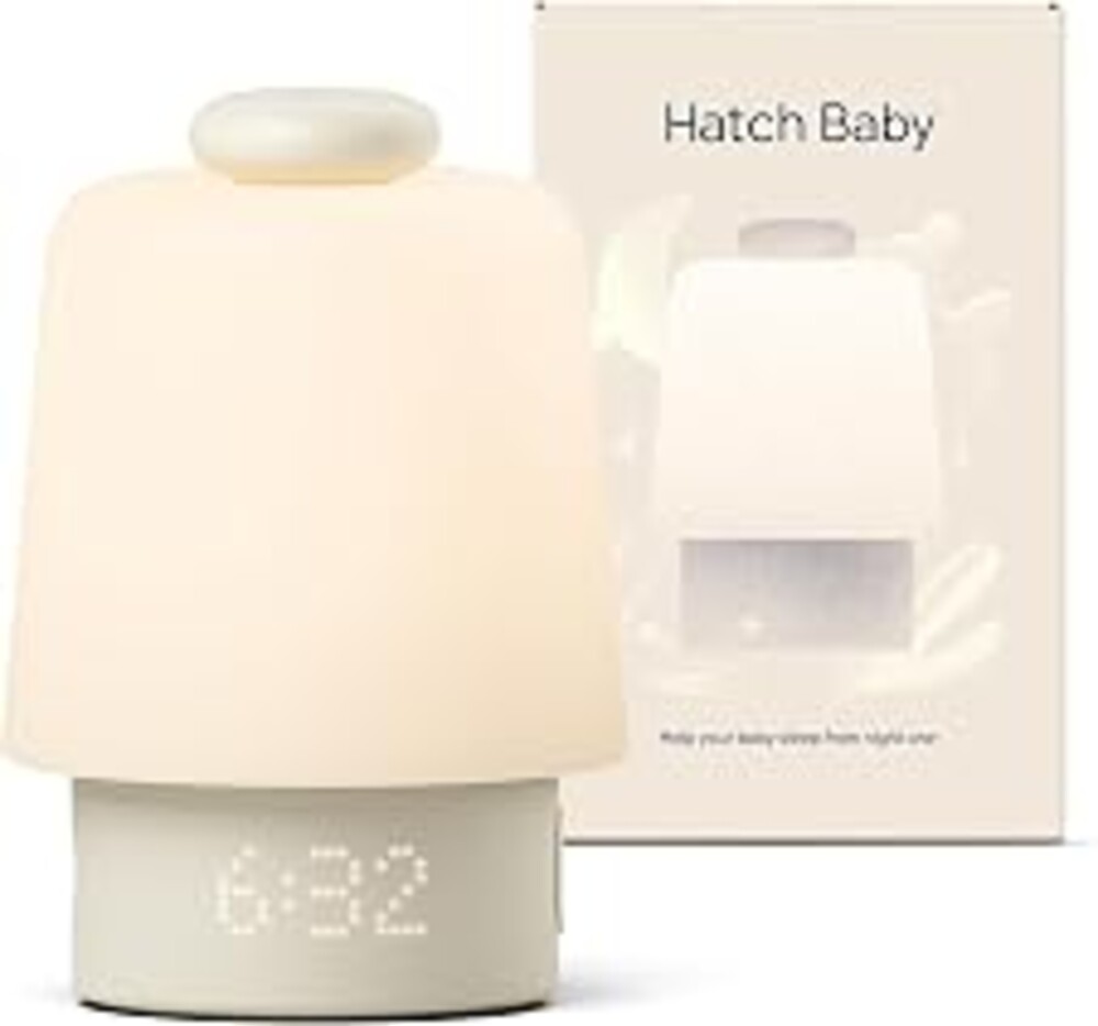 Hatch Baby Sound Machine, Night Light | Hatch Baby | Sleep Support | Registry Essential, Routine Builder, Time-to-Rise Alarm Clock, White Noise, Nursery Stories, Toddler Kids (Wi-Fi) (Putty)