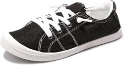 Women's Slip On Canvas Sneaker Low Top Casual Walking Shoes Classic Comfort Flat Fashion Sneakers