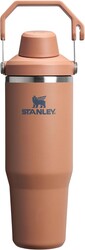 Stanley IceFlow 2.0 Fast Flow Tumbler with Handle 30 oz | Twist On Angled Spout Lid | Leakproof Water Bottle | Insulated Stainless Steel | BPA-Free | Toast