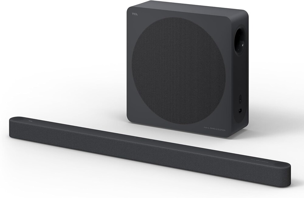 TCL Design Series Bang & Olufsen A65K | 3.1 Sound Bar with Wireless Subwoofer for Smart TV | Ultra Slim Dolby Atmos DTS:X AI Calibration | 460W Bluetooth Home Theater Audio System | 2026 Model