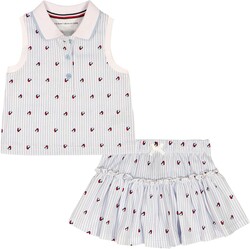 Tommy Hilfiger Baby Girls 2-Piece Top and Skort Set