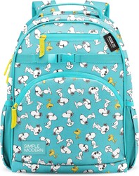 Simple Modern Large Peanuts Kids Backpack for School Girls and Boys | Elementary Backpack for Teen | Fletcher Collection | Kids - 16" tall | Snoopy & Woodstock